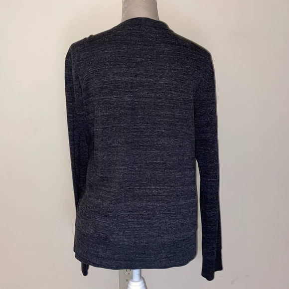 GRAY CARDIGAN SWEATER THREAD 4 THOUGHTS SIZE MEDIUM - Picture 2 of 4